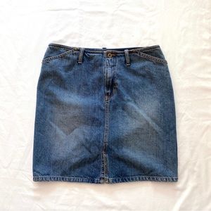 Vintage Y2K Gap Denim Low Waist Skirt